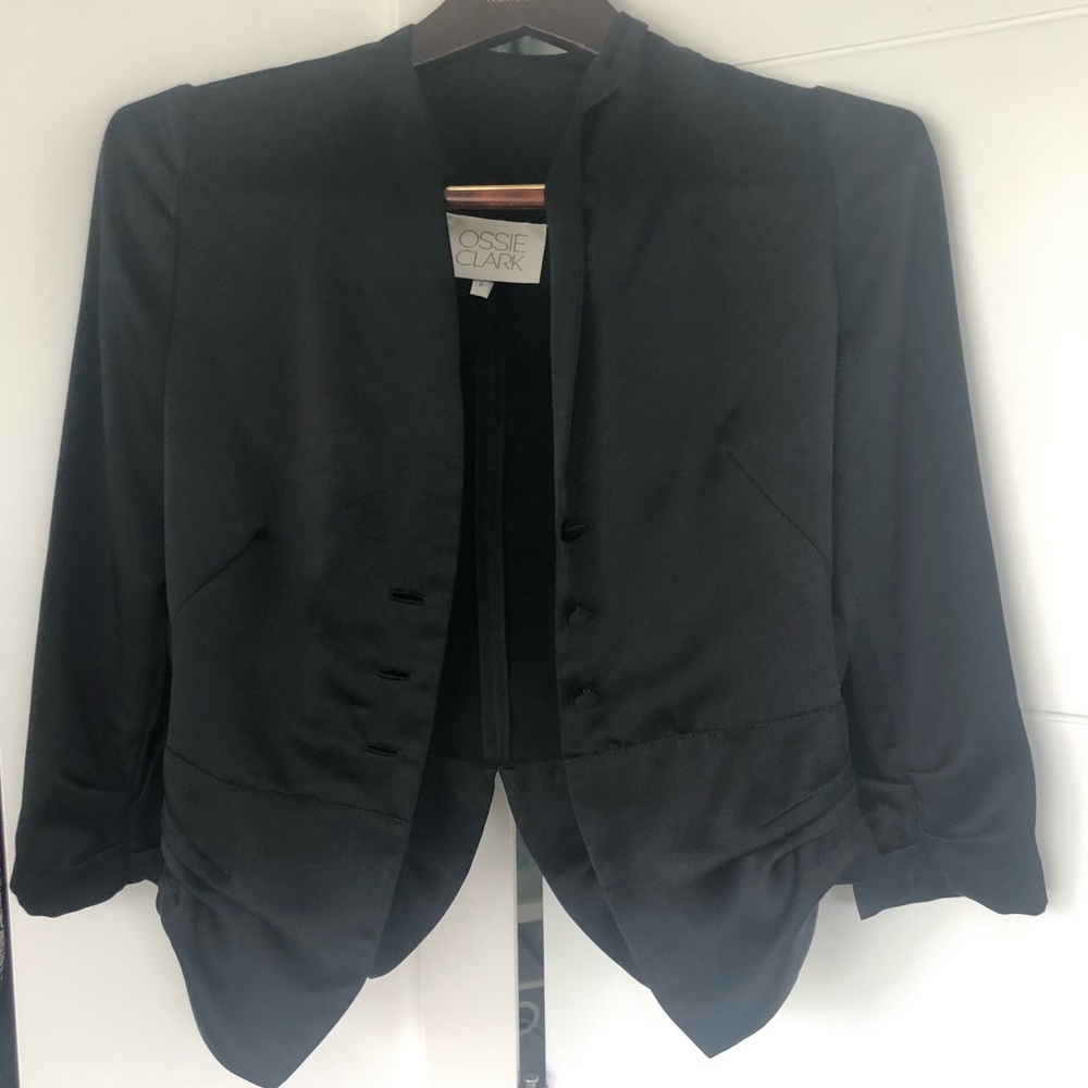 COPY - Designer silk top or blazer, small